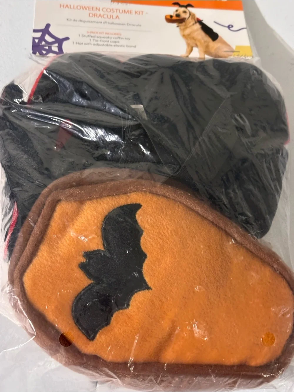 Dracula dog costume